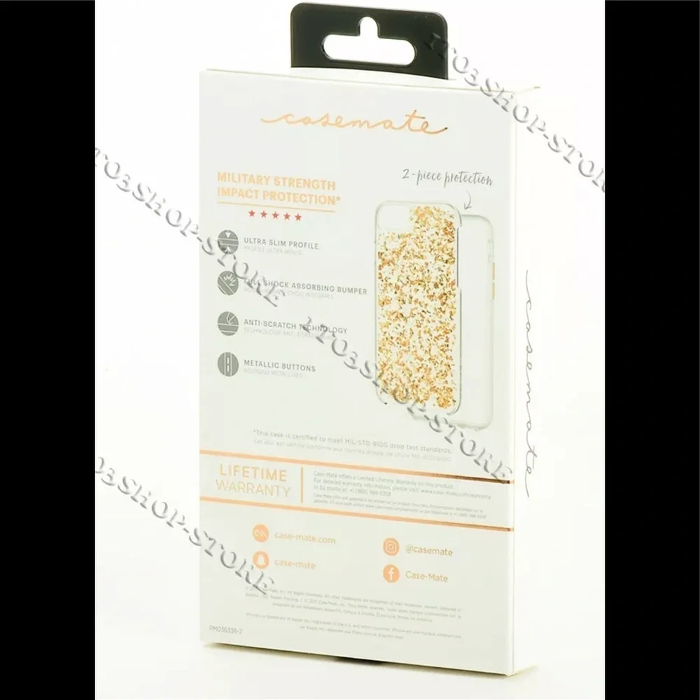 Shock Absorbing Karat Rose-Gold Apple IPhone Case